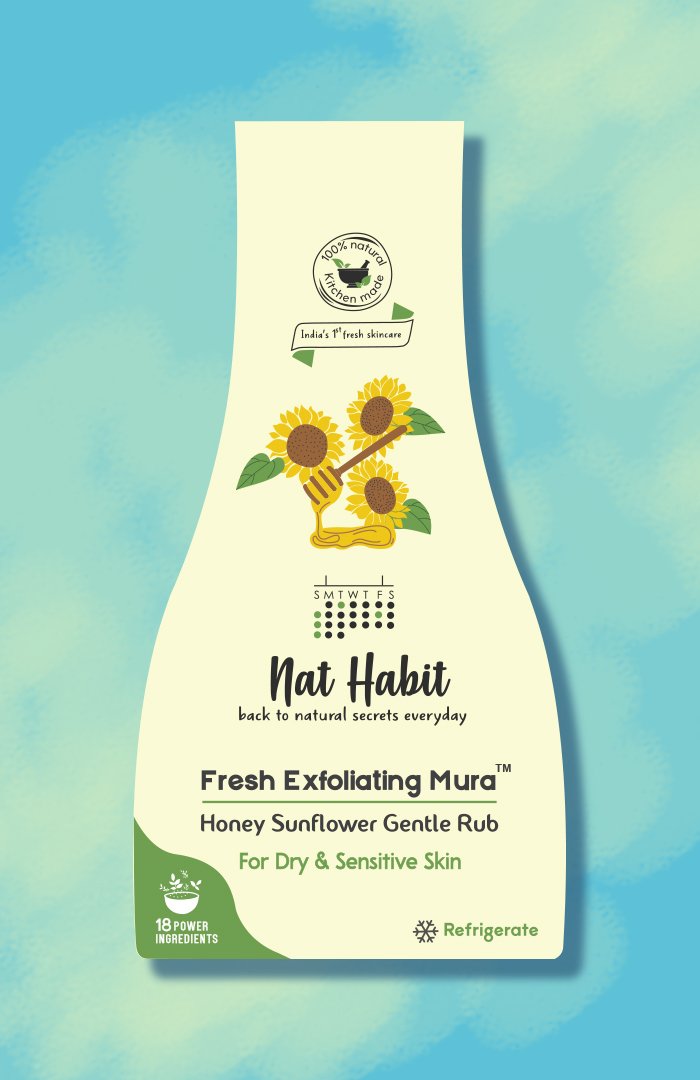 Honey Sunflower Exfoliating Mura <br><i>for Dry & Sensitive Skin</i>