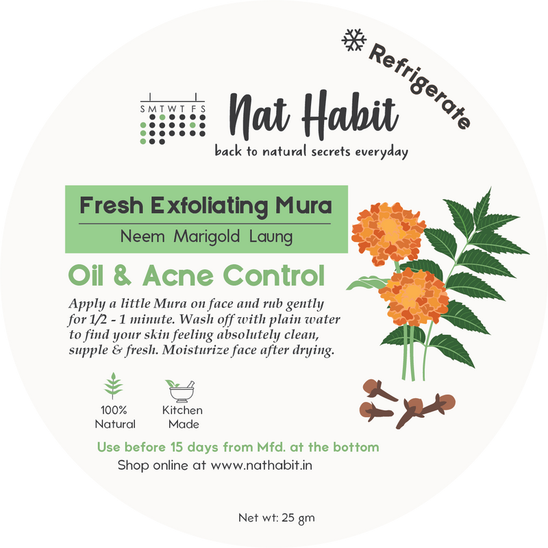 Neem-Marigold-Laung Exfoliating Mura <br><i>Oil & Acne Control</i>