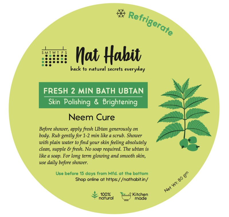 Neem Cure Bath Ubtan <br><i>Skin Polishing & Brightening</i>