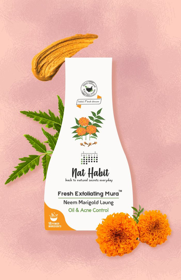 Neem-Marigold-Laung Exfoliating Mura <br><i>Oil & Acne Control</i>