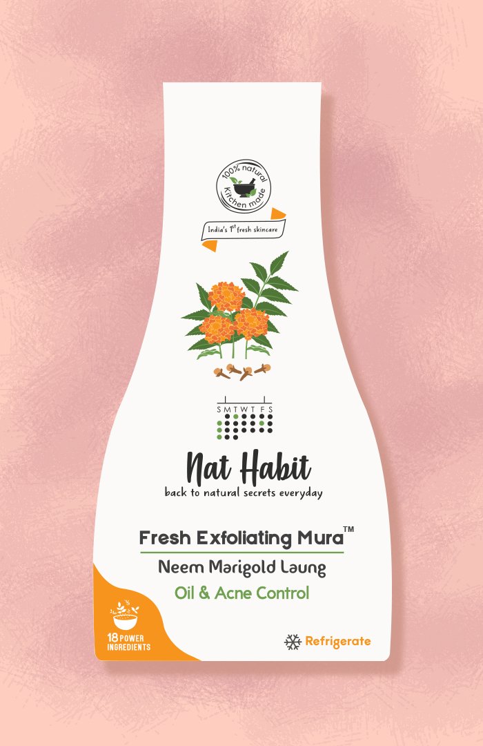 Neem-Marigold-Laung Exfoliating Mura <br><i>Oil & Acne Control</i>