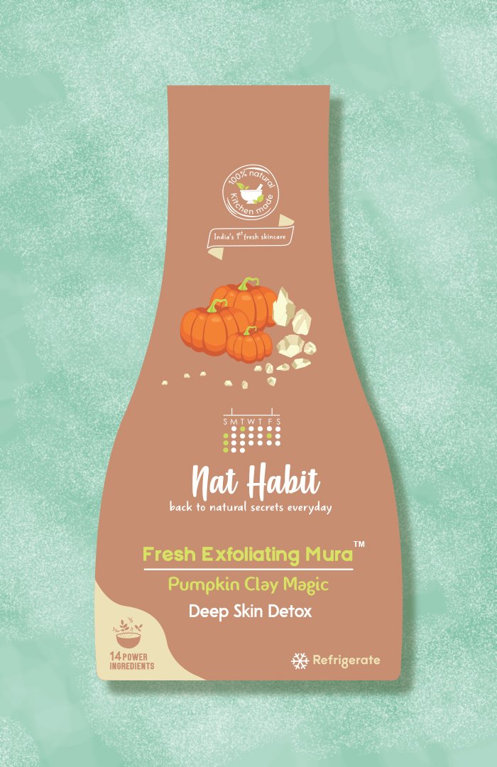 Pumpkin Clay Exfoliating Mura <br><i>Deep Skin Detox</i>