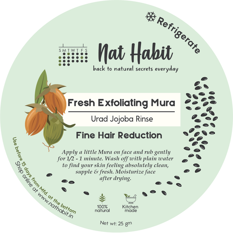 Urad Jojoba Exfoliating Mura <br><i>Fine Hair Reduction</i>