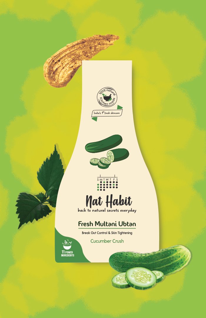 Cucumber Crush Multani Ubtan <br><i>for Breakout Control & Skin Tightening</i>