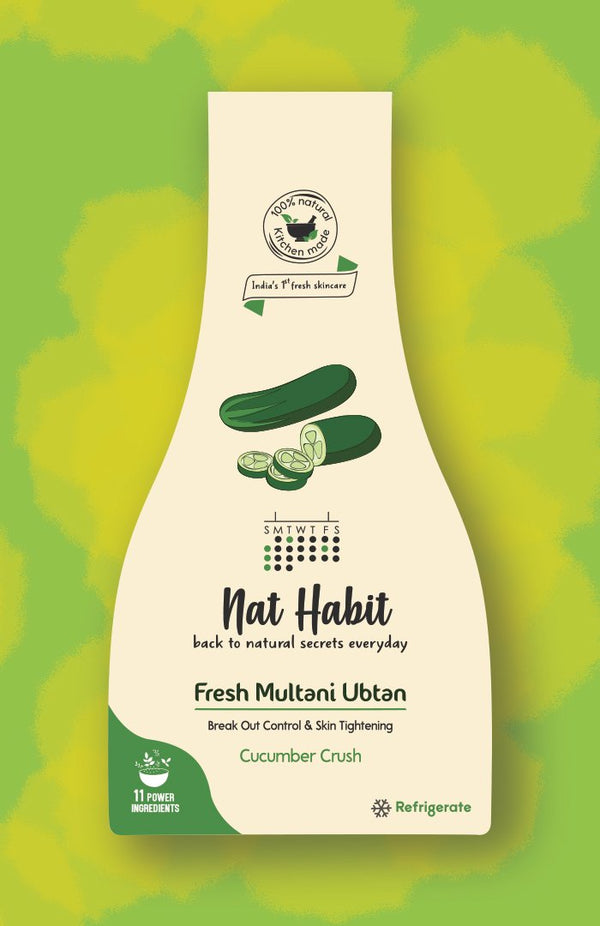 Cucumber Crush Multani Ubtan <br><i>for Breakout Control & Skin Tightening</i>