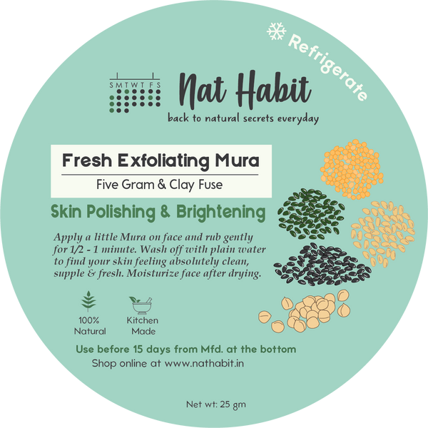 Five Gram & Clay Fuse Exfoliating Mura <br><i>Skin Polishing & Brightening</i>