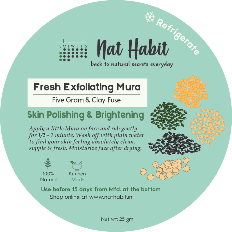 Five Gram & Clay Fuse Exfoliating Mura <br><i>Skin Polishing & Brightening</i>