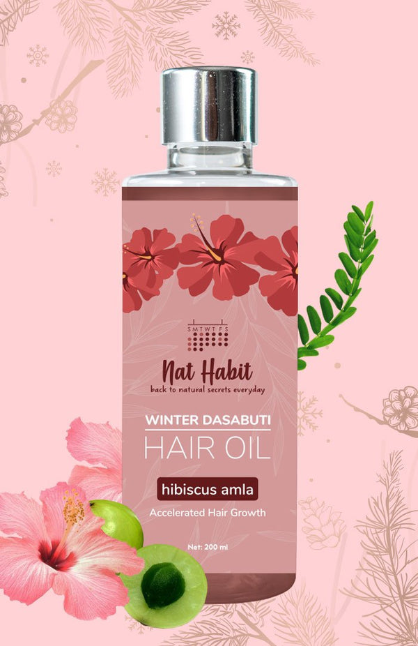 Hibiscus Amla Winter Hair Oil <br><i>Accelerated Hair Growth</i>