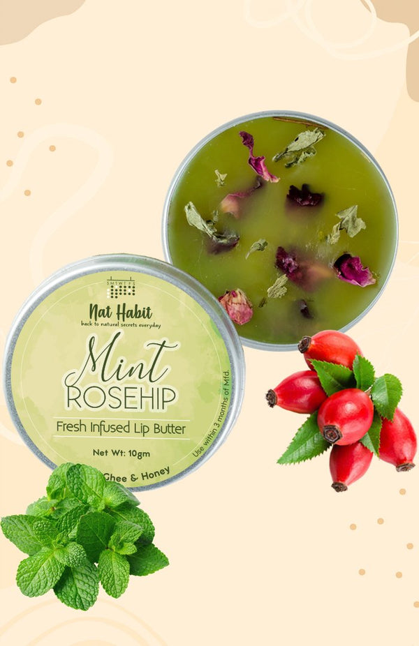 Mint Rosehip Lip Butter 10g