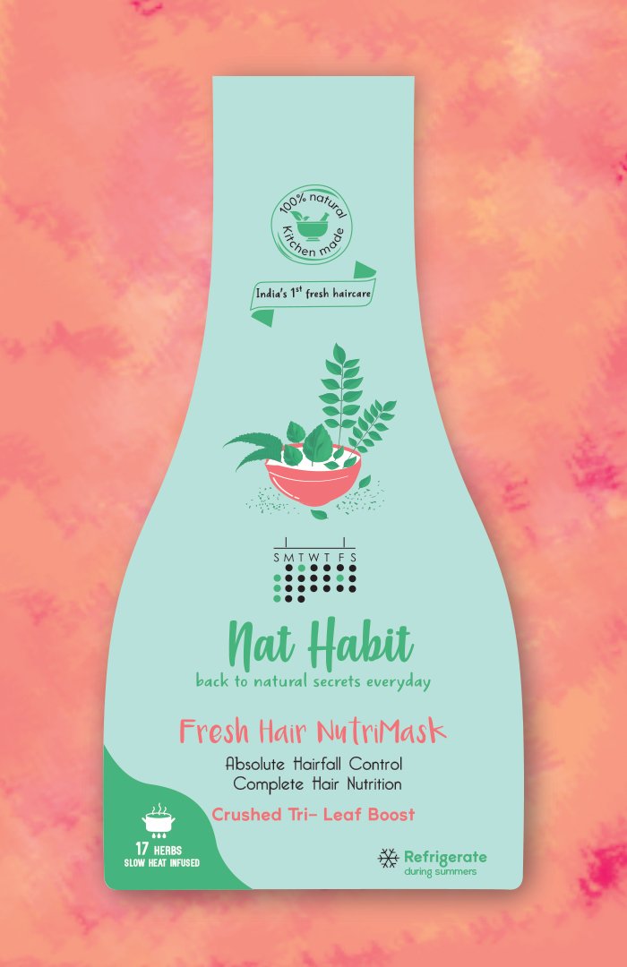 Crushed Tri-Leaf NutriMask <br><i>for Hairfall Control</i>